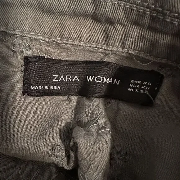 ZARA Womens Embroidered Pom Pom Jacket Size XS Military Tassel Boho Festival - Picture 7 of 8